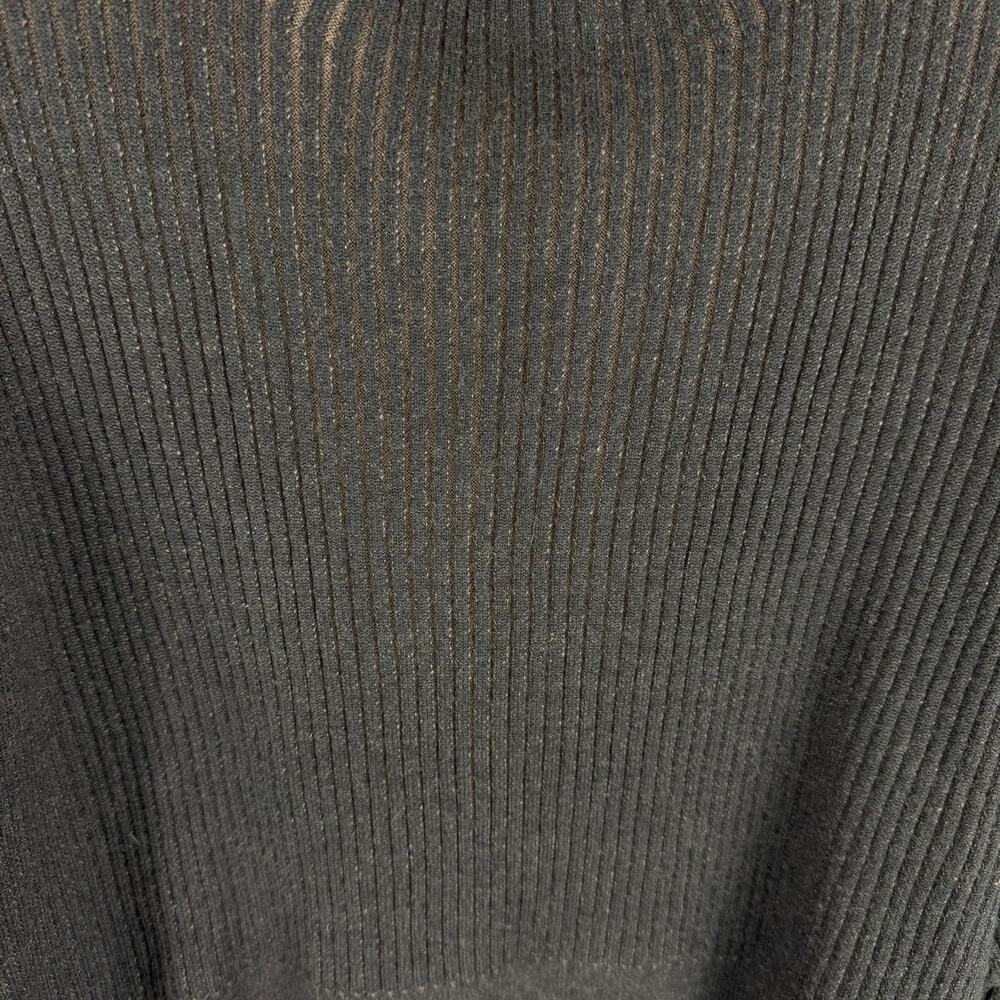 Varley Brown Hagen Ribbed Knit Long Sleeve Cropped Pullover Sweater Size XL - Picture 3 of 6